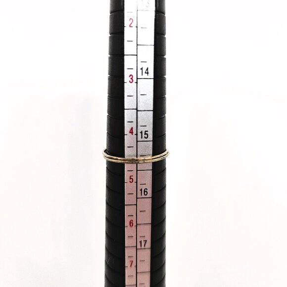 Sterling Silver Ring with Synthetic Pink Tiger's Eye Stone - Picture 7 of 7